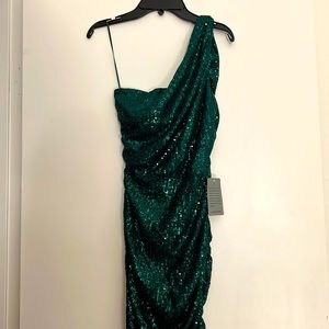 Nordstrom one shoulder sequence dress-NWT